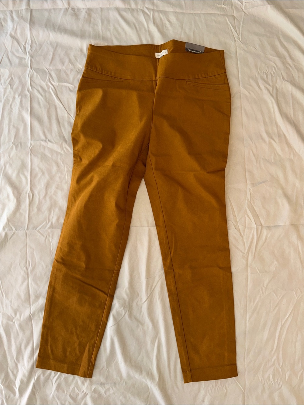 NWT Van Hausen Mustard Yellow Slim Fit Super Stretch Pants